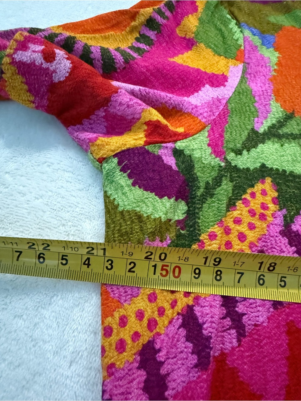 Farm Rio Women’s Medium Colorful Tropical Button Blouse D73 - Picture 4 of 6
